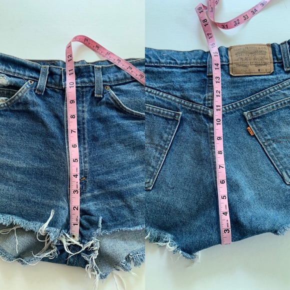 Vintage Levi’s Orange Tab Cut Off Shorts - Picture 4 of 5